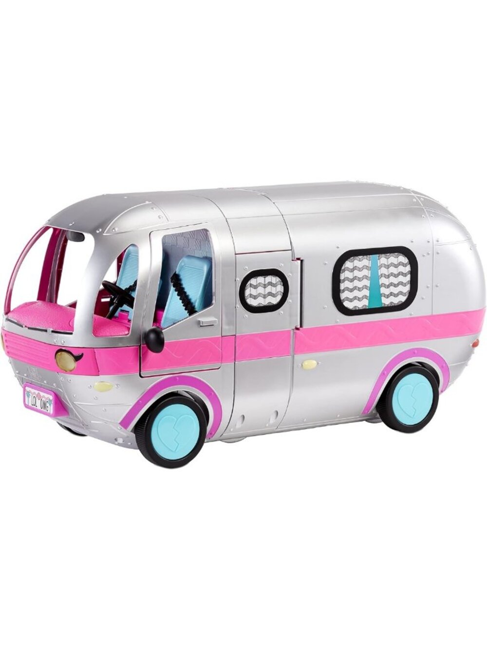 Metallic Silver Fashion Camper Deluxe Playset - 55+ Surprises, Lights & Sounds